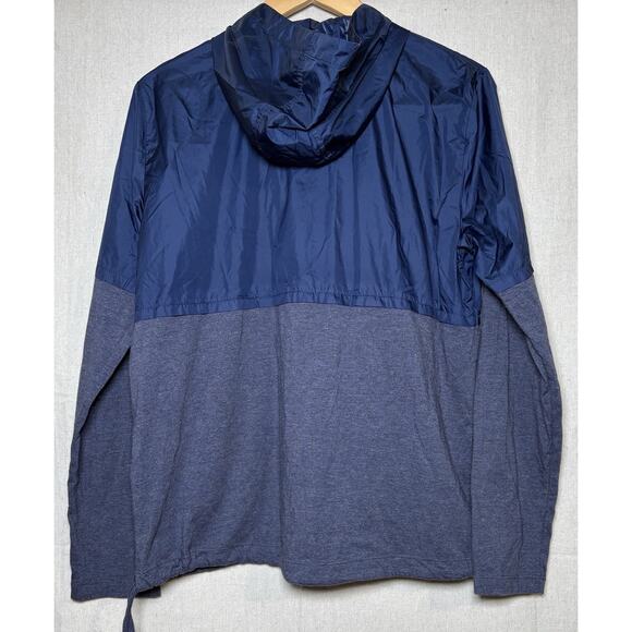 Under Armour Womens Auburn Tigers 1/2 Zip Snap Hooded Pullover Windbreaker Sz M - Picture 2 of 5